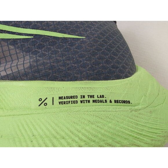 Nike Sneakers Mens 15 ZoomX Vaporfly Next% Valerian Blue Running Shoe - Picture 7 of 11